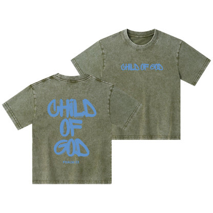 Child Of God Kid Washed T-Shirt