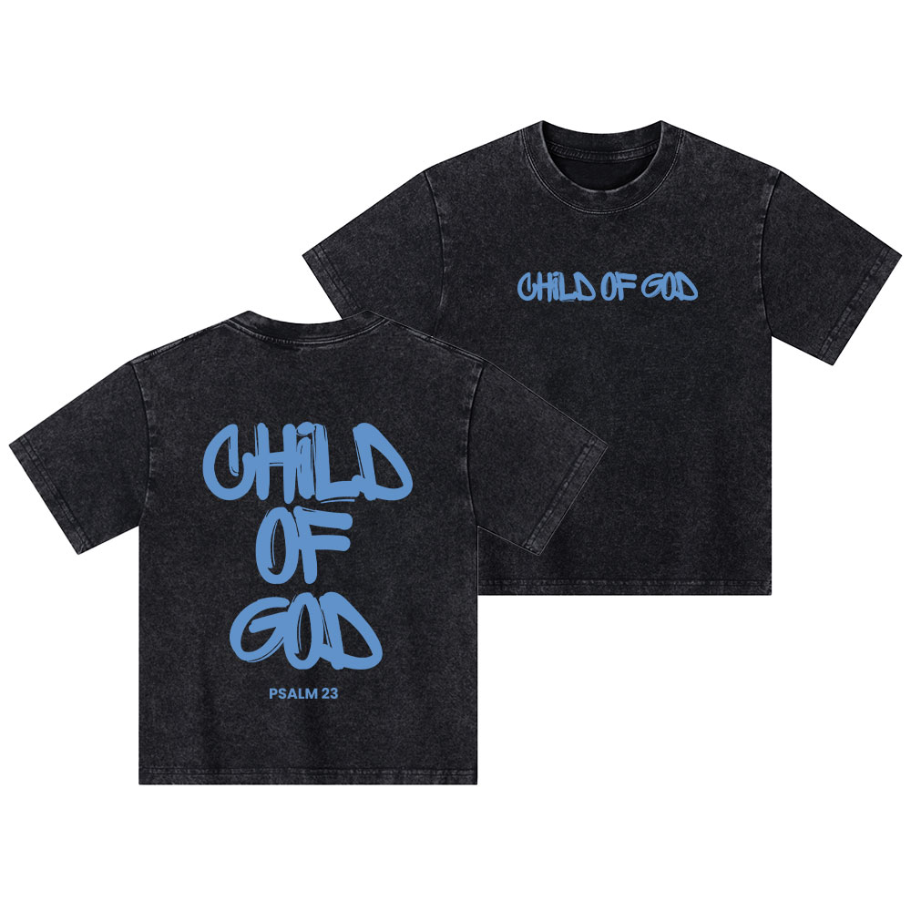 Child Of God Kid Washed T-Shirt