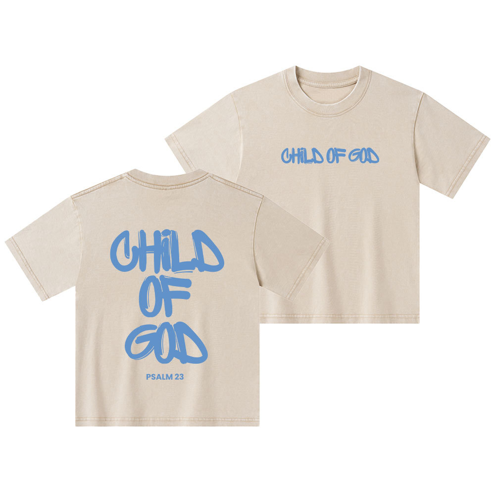 He Called Me To Fish Kid Washed T-Shirt Sale - GuidingCross
