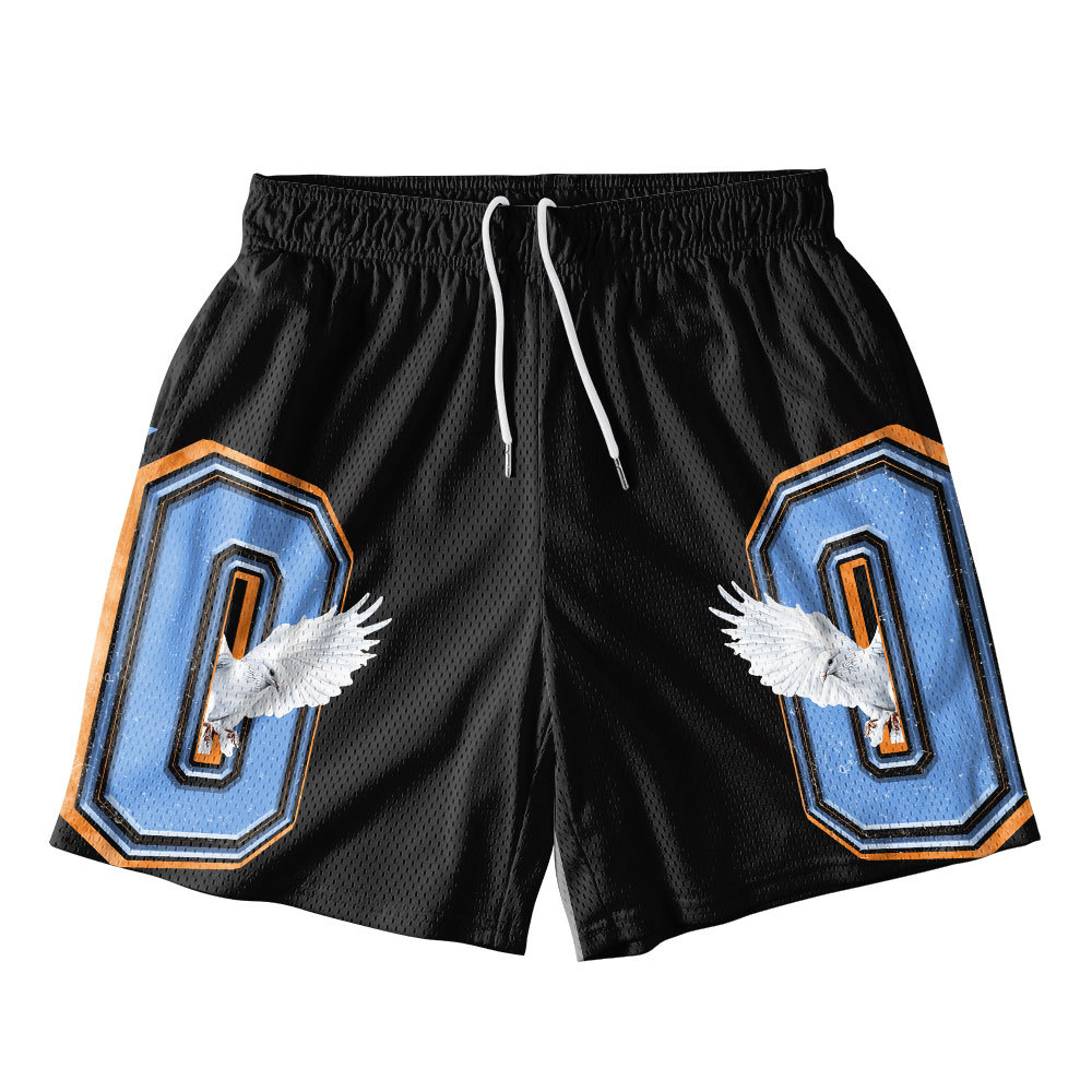 Child Of God Peace Christian Black Mesh Shorts