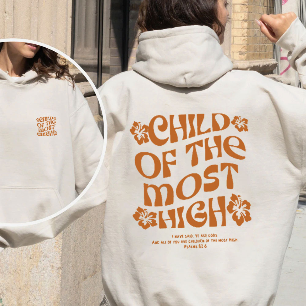 Child Of The Most High Christian Fleece Hoodie Set
