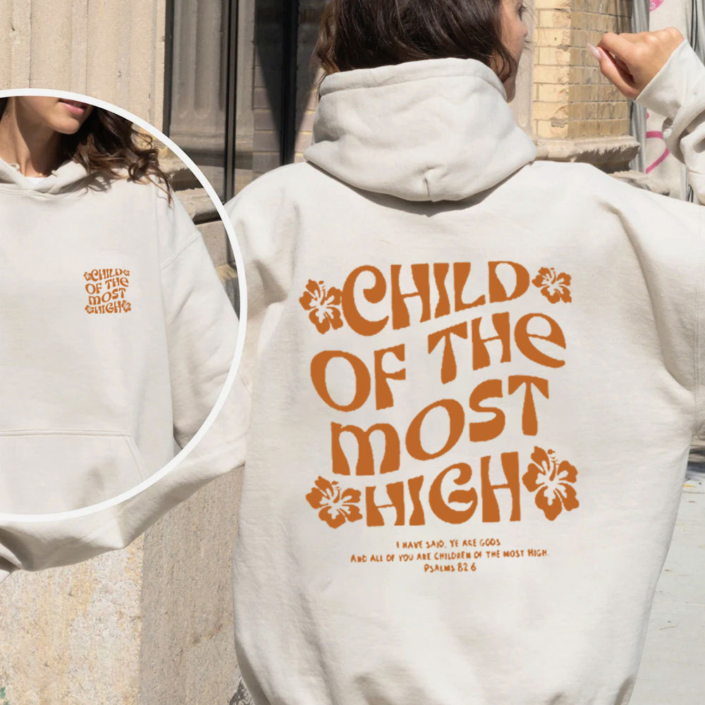 Child Of The Most High Christian Fleece Hoodie Set