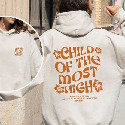 Child Of The Most High Christian Fleece Hoodie Set