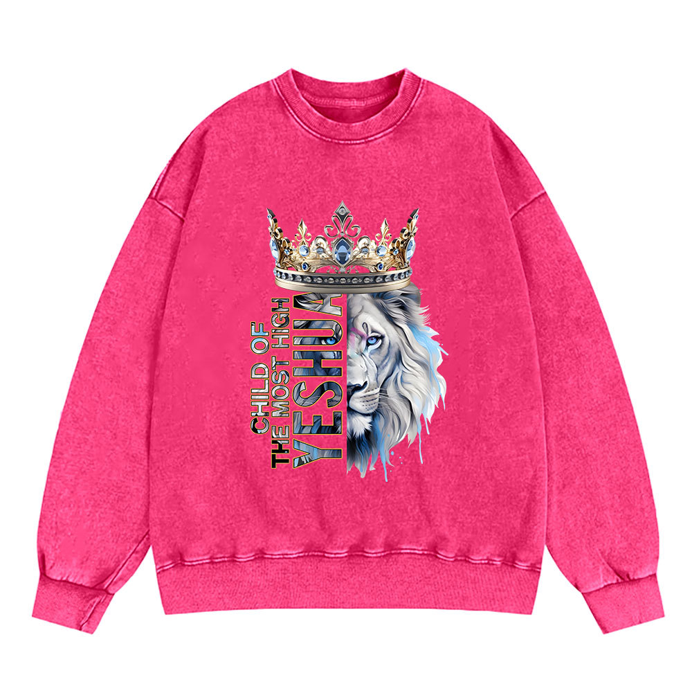 Child Of The Most High Christian Washed Sweatshirt