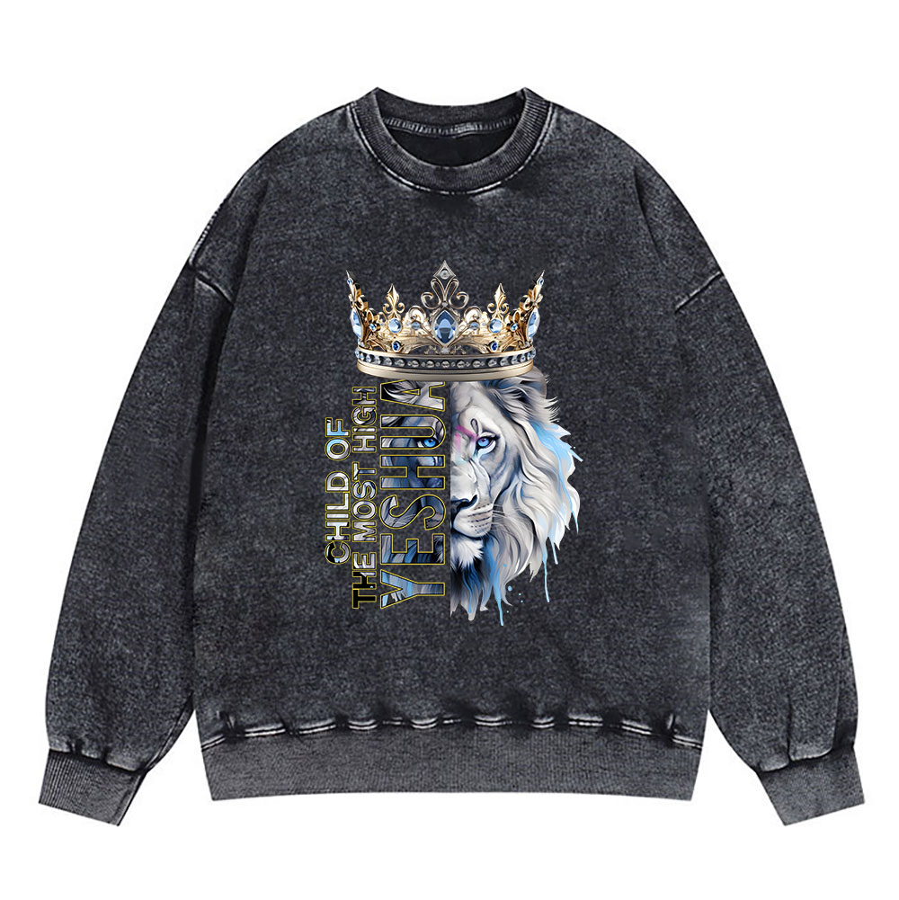 Child Of The Most High Christian Washed Sweatshirt