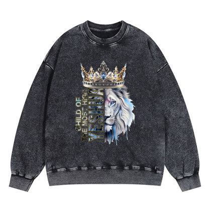 Child Of The Most High Christian Washed Sweatshirt