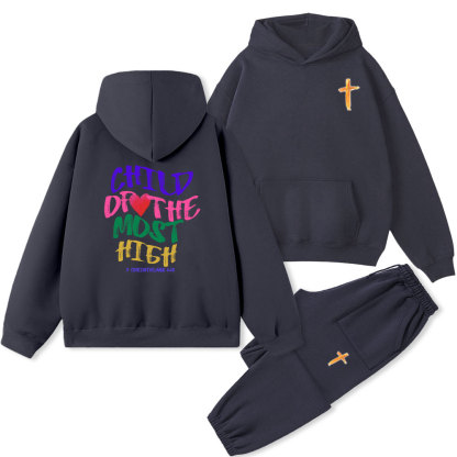 Child Of The Most High Christian Fleece Hoodie Set