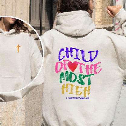 Child Of The Most High Christian Fleece Hoodie Set