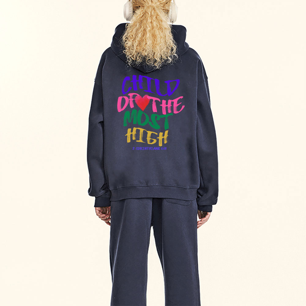 Child Of The Most High Christian Fleece Hoodie Set