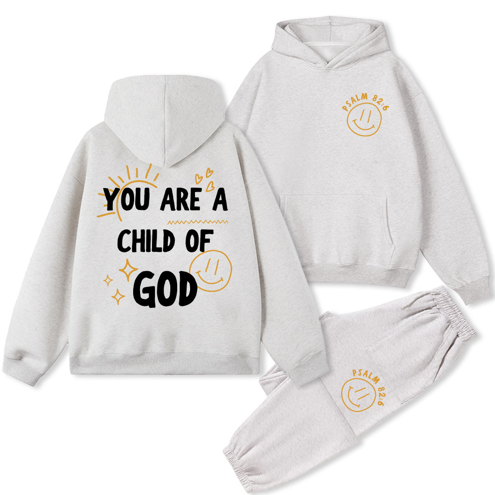 Child of God Christian Fleece Hoodie Set