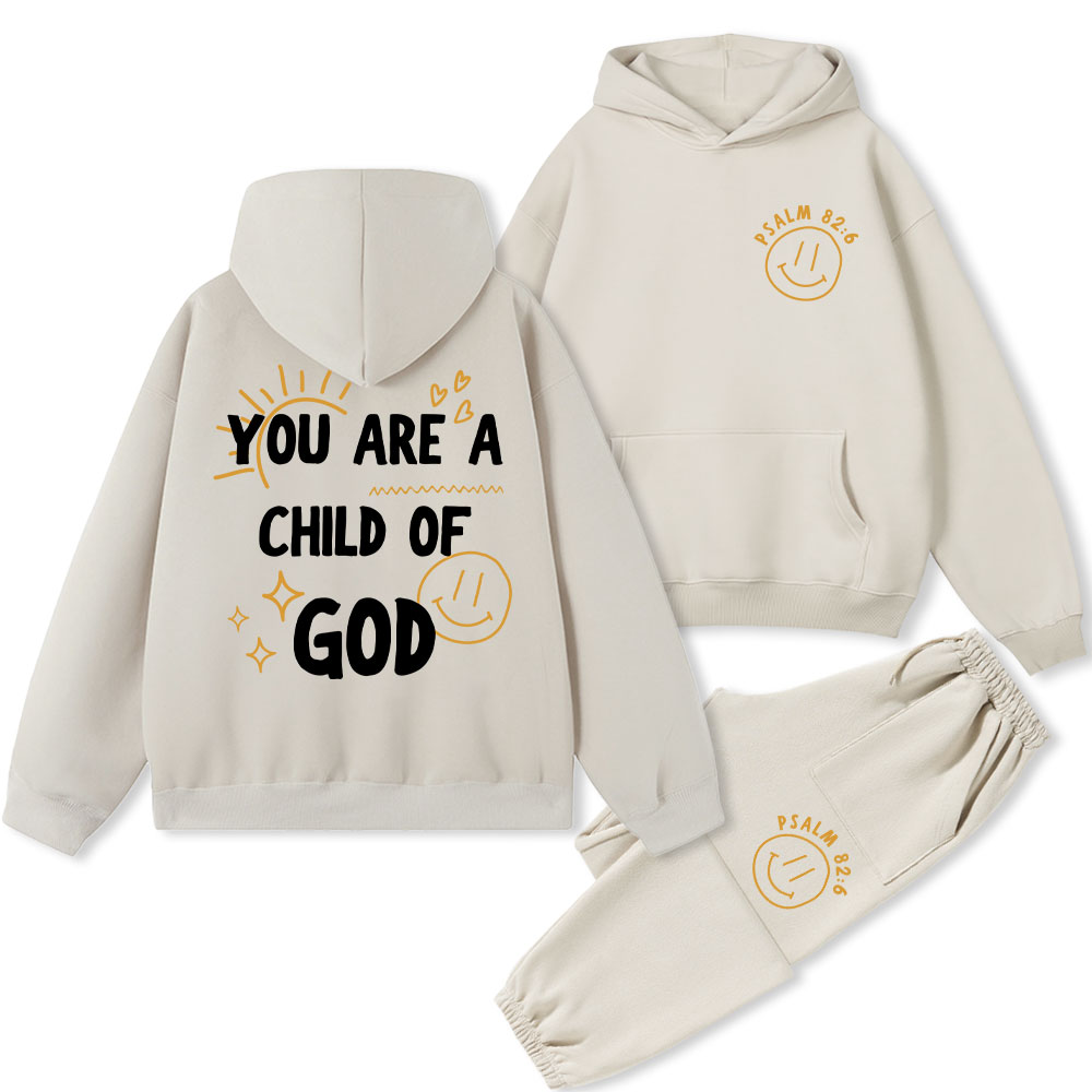 Child of God Christian Fleece Hoodie Set