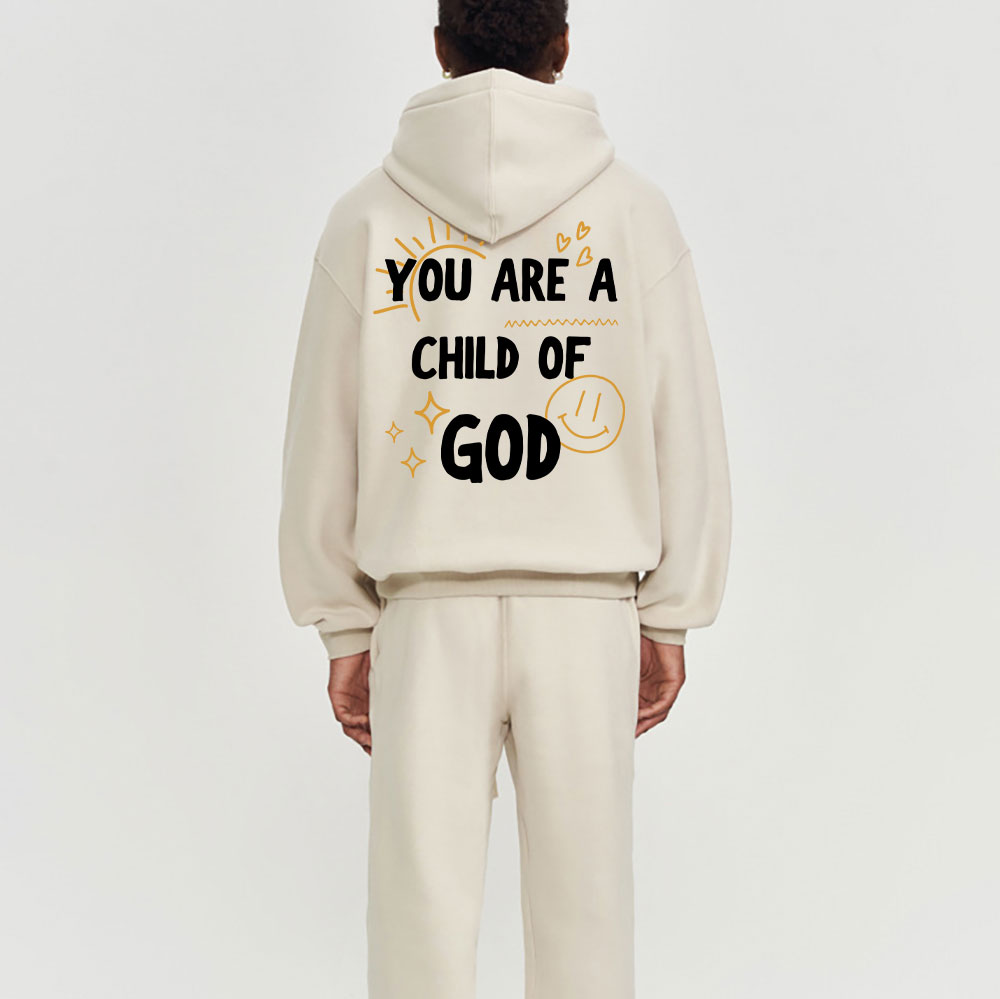 Child of God Christian Fleece Hoodie Set