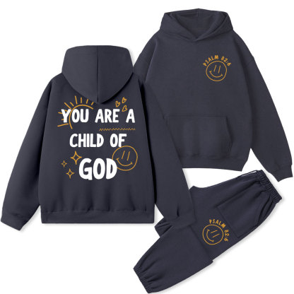 Child of God Christian Fleece Hoodie Set