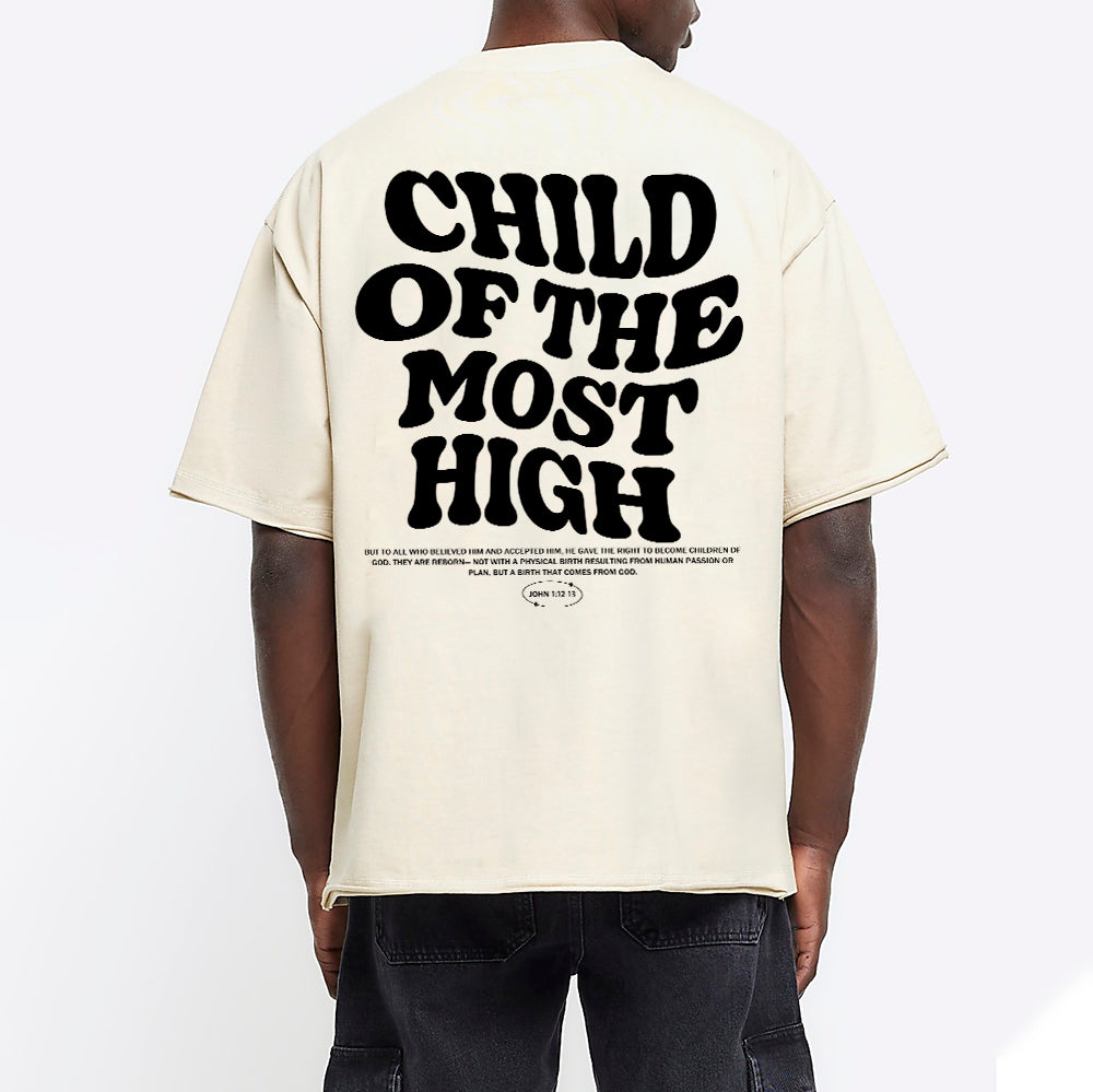 Child of the Most High Christian Washed T-Shirt