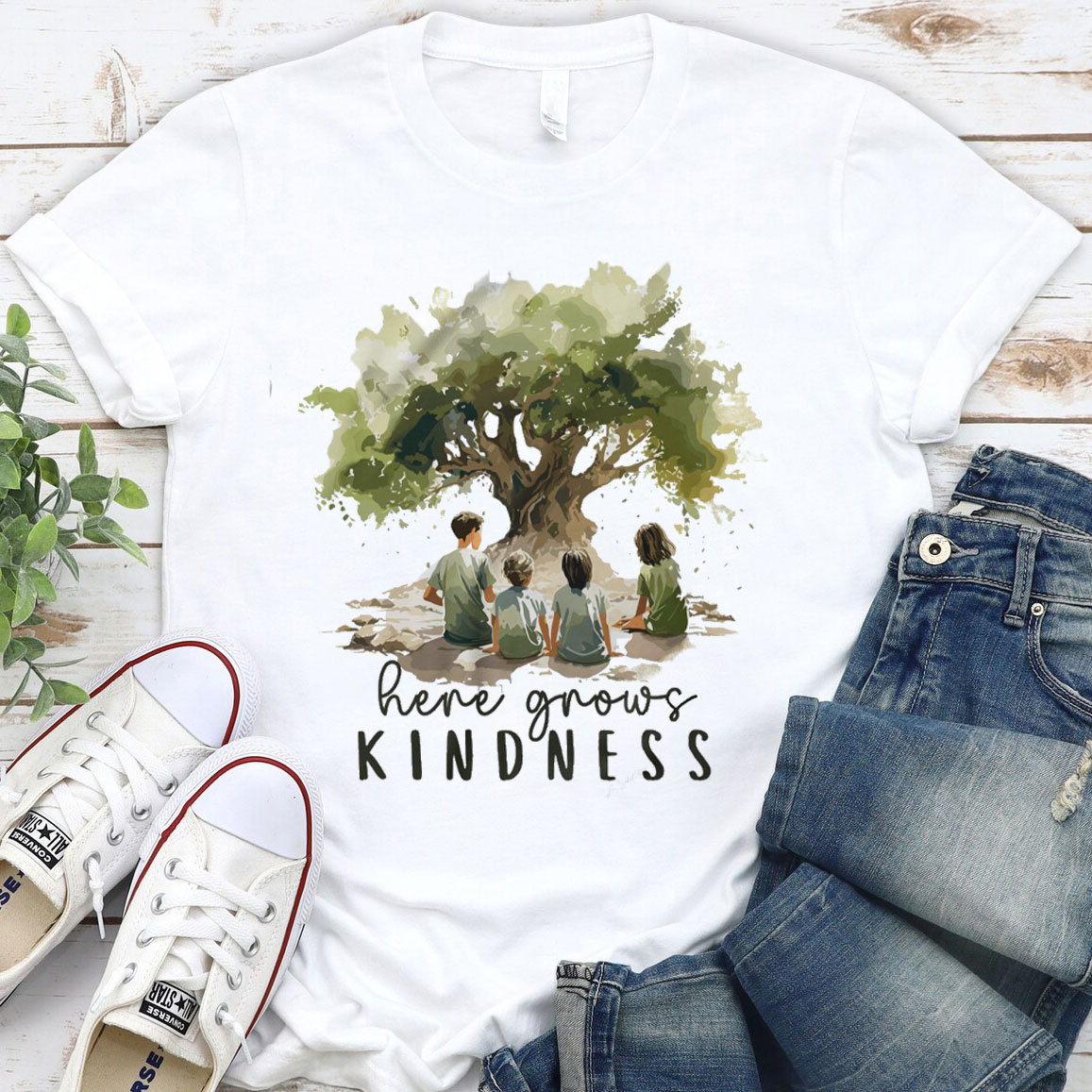 Children Of God Here Grows Kindness Christian T-Shirt