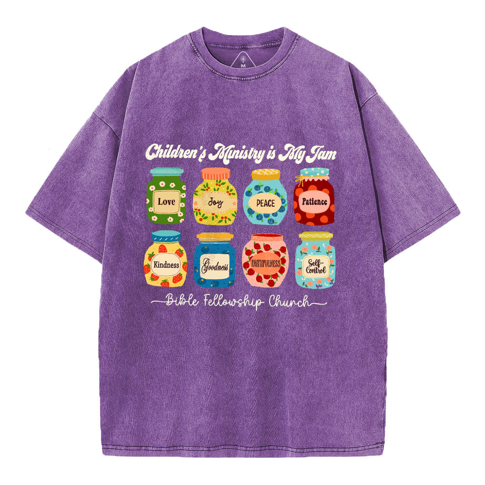 Daily Bread Daily Grace Christian Washed T-shirt Sale - GuidingCross