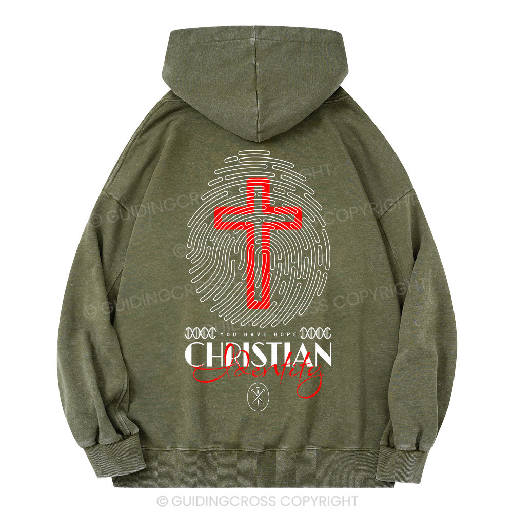 Chistian Identity Christian Washed Hoodie