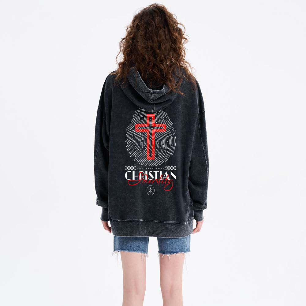Chistian Identity Christian Washed Hoodie