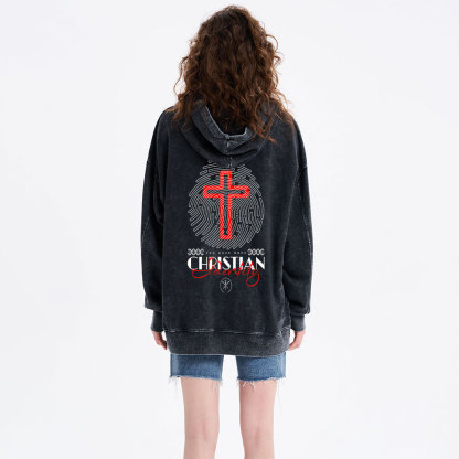 Chistian Identity Christian Washed Hoodie