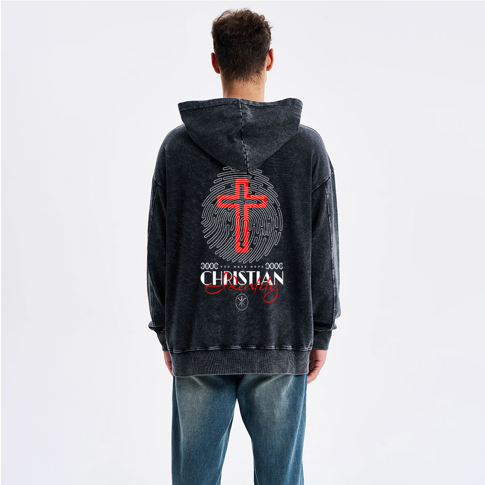 Chistian Identity Christian Washed Hoodie