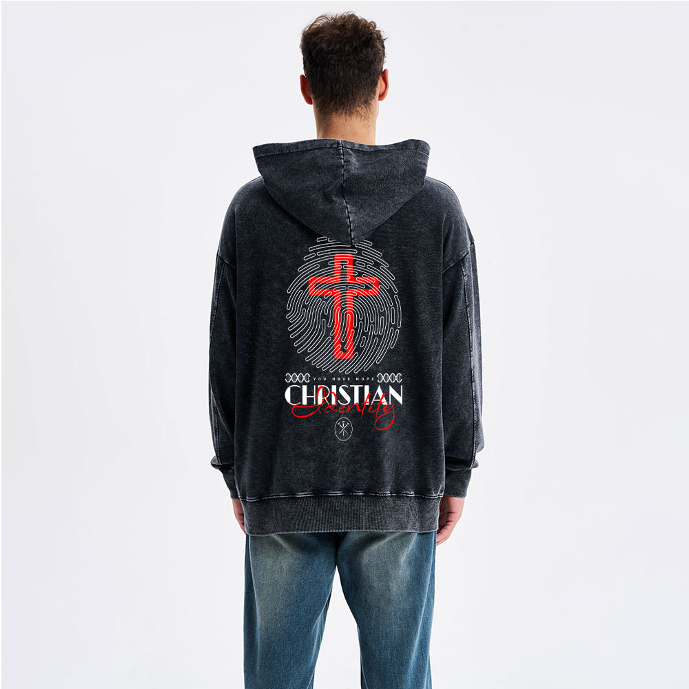 Chistian Identity Christian Washed Hoodie