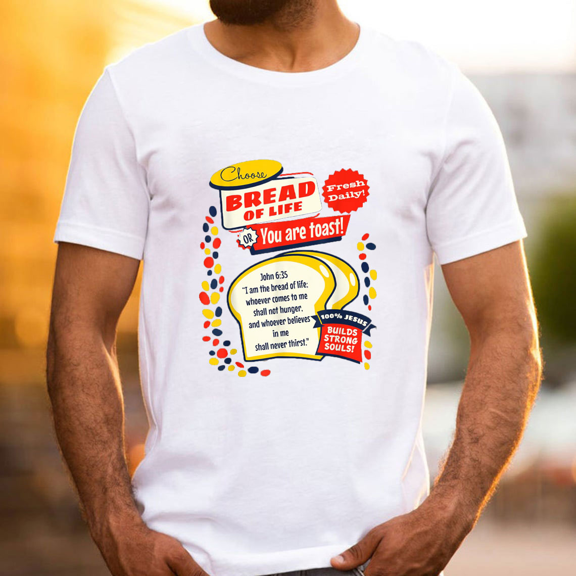 Choose Bread Or You Are Toast Christian T-Shirt