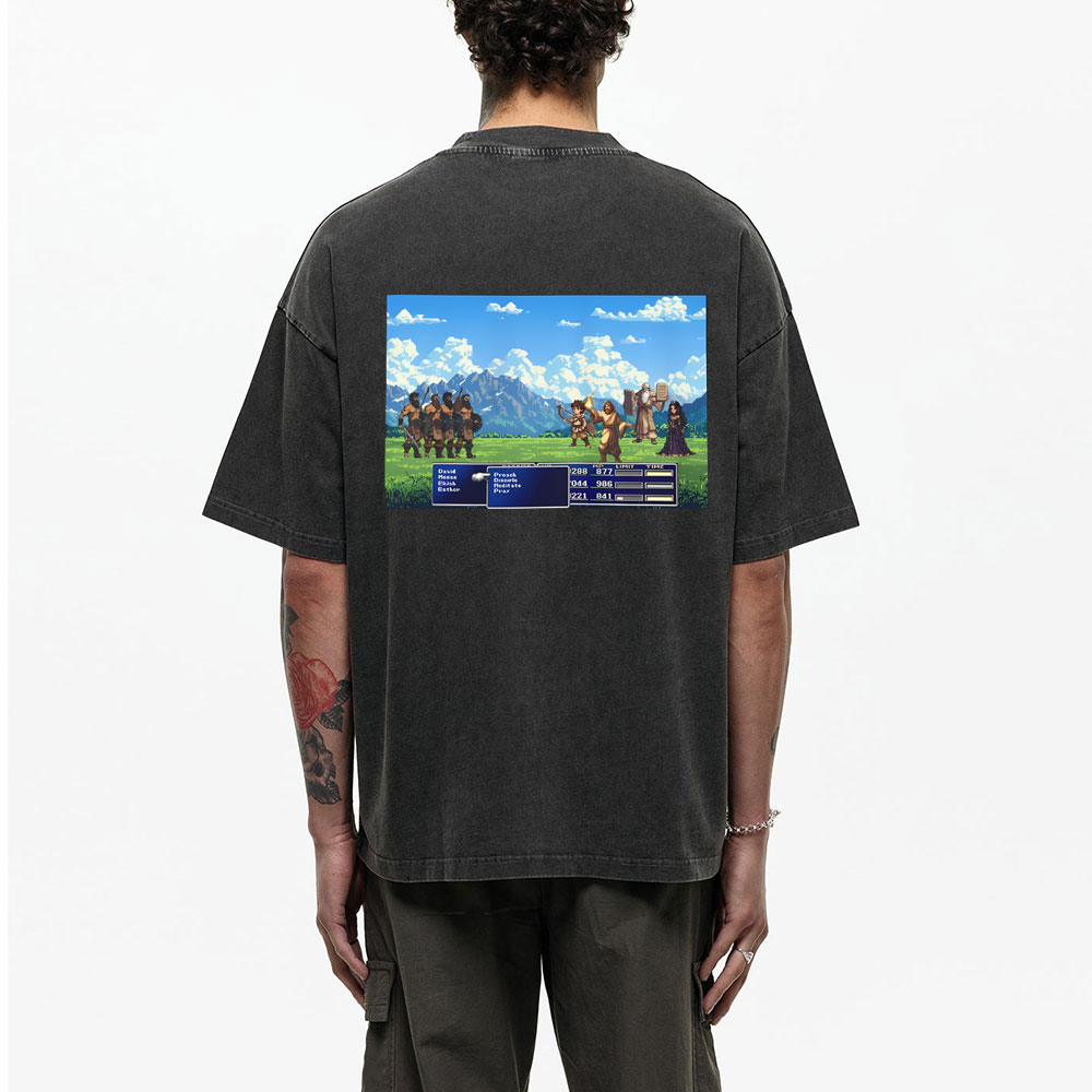 Choose Your Fighter  Christian Washed T-Shirt