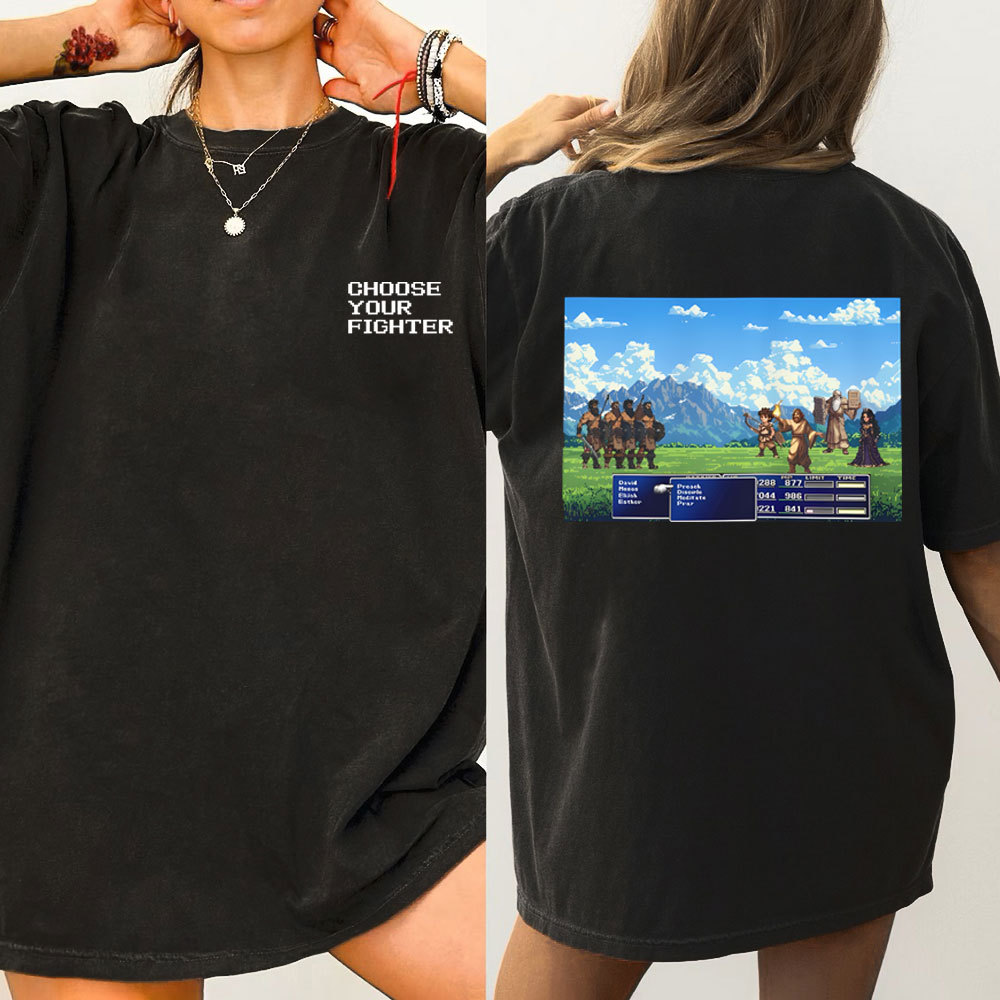 Choose Your Fighter  Christian Washed T-Shirt