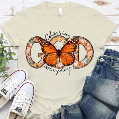 Choosing God Everyday Christian T-Shirt