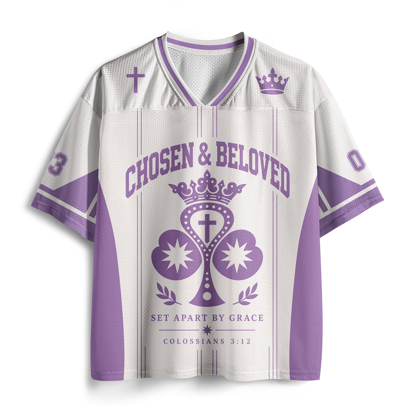 Chose And Beloved Christian Mesh Jersey