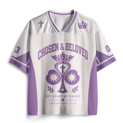 Chose And Beloved Christian Mesh Jersey