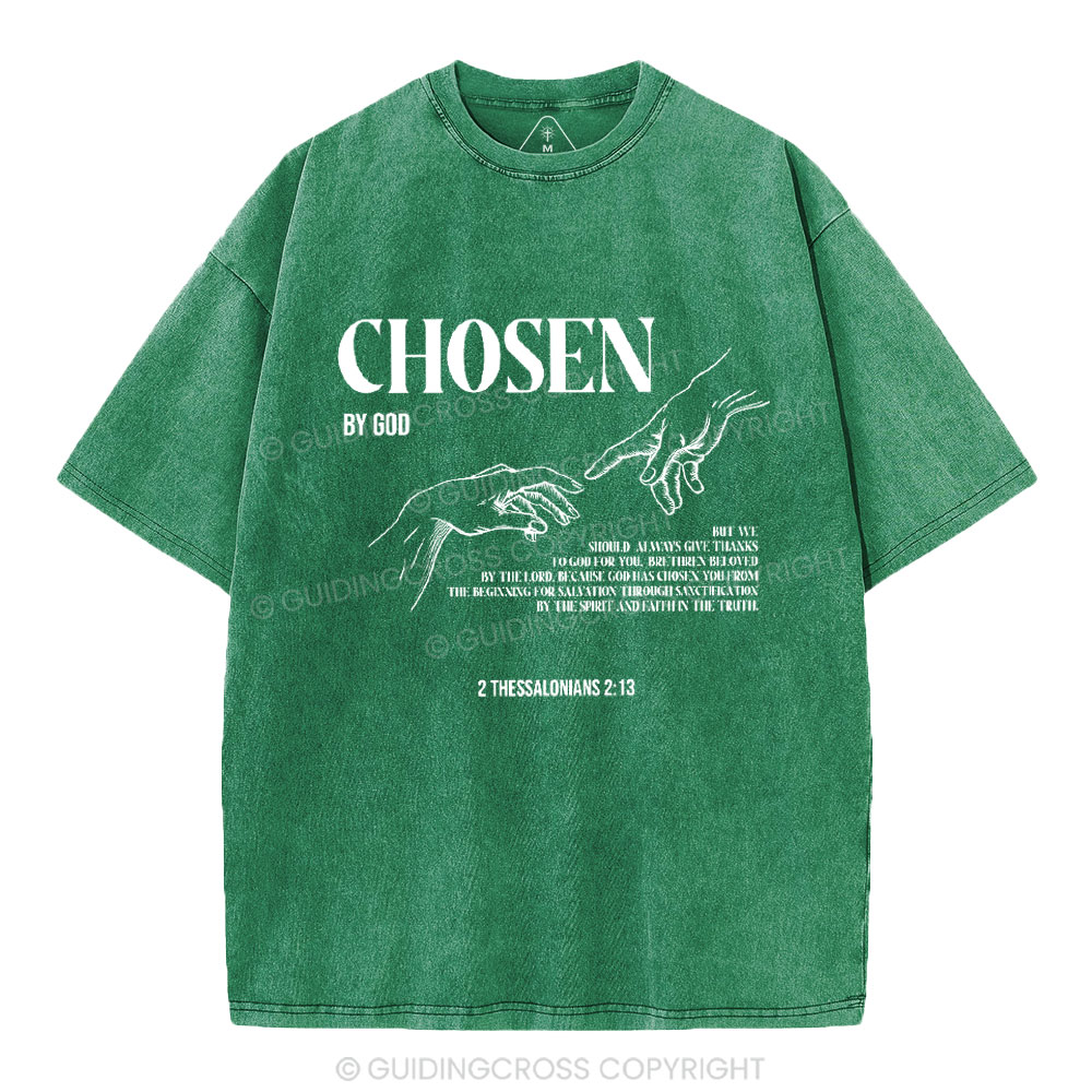 Chosen By God Christian Washed T-Shirt