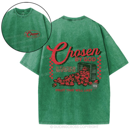 Chosen By God Christian Washed T-Shirt