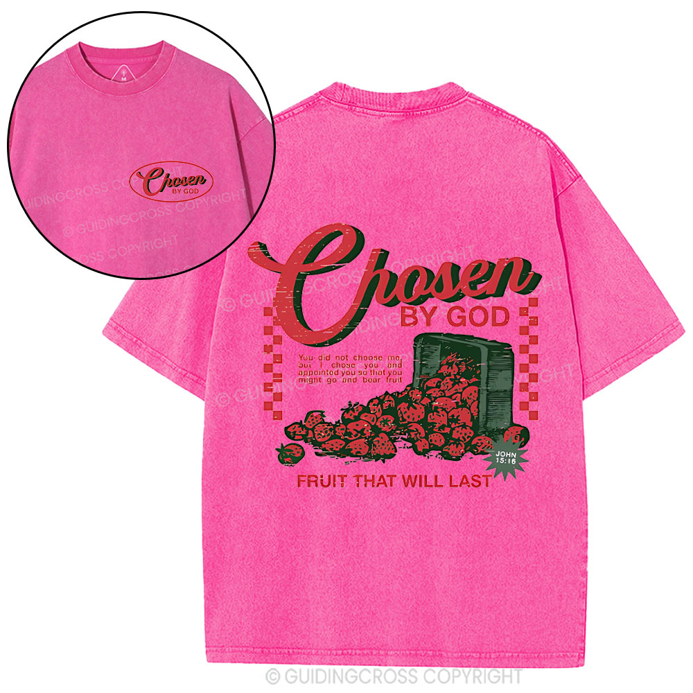 Chosen By God Christian Washed T-Shirt