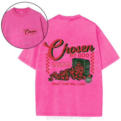Chosen By God Christian Washed T-Shirt