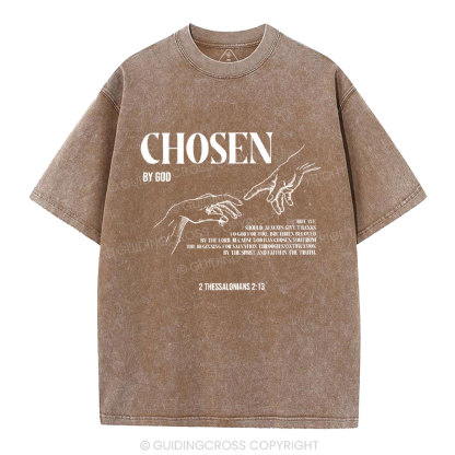 Chosen By God Christian Washed T-Shirt