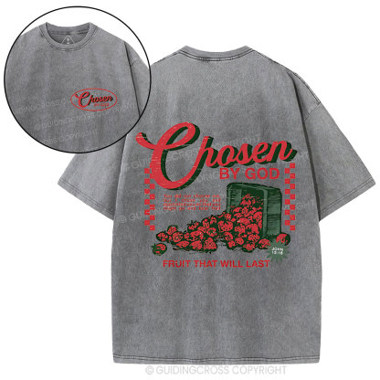 Chosen By God Christian Washed T-Shirt