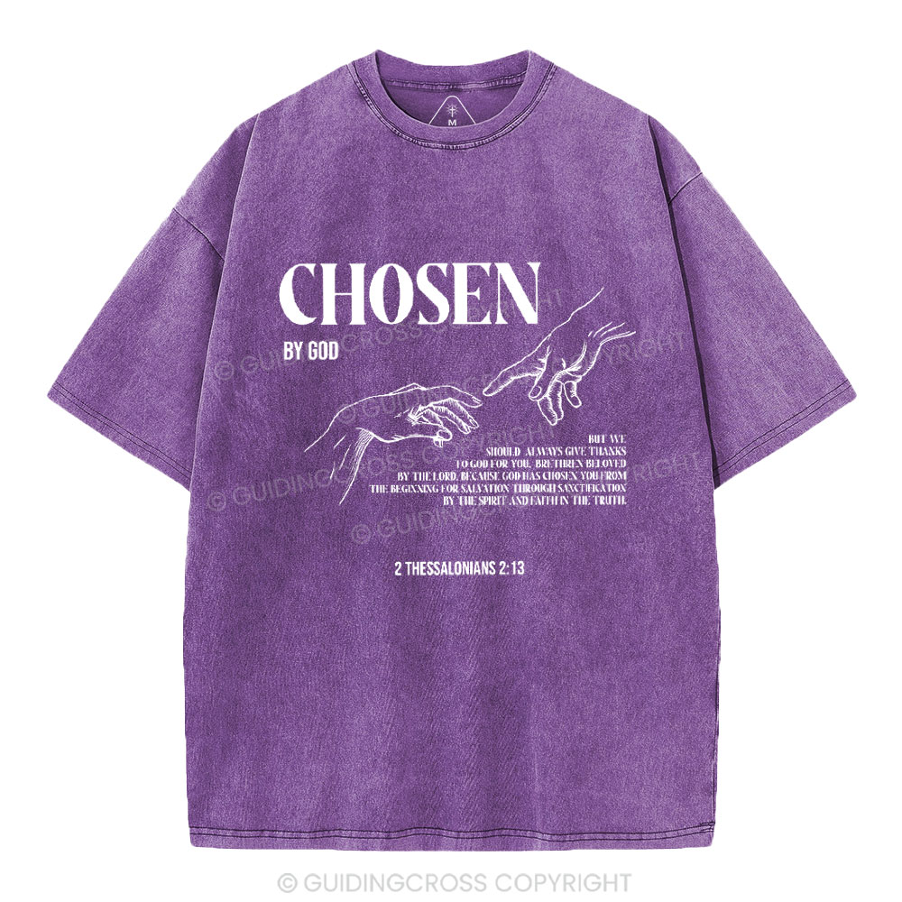 Chosen By God Christian Washed T-Shirt