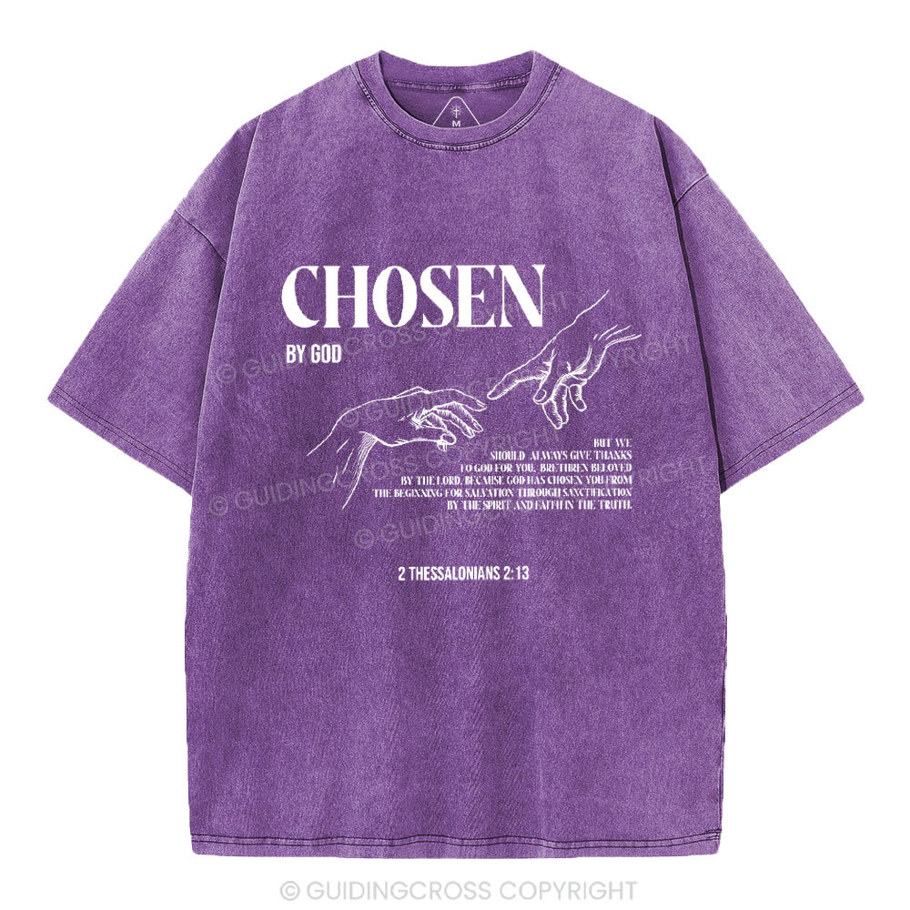 Chosen By God Christian Washed T-Shirt