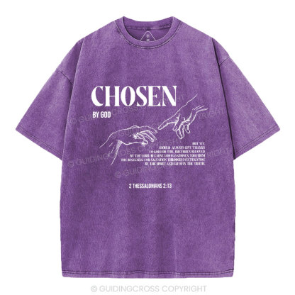 Chosen By God Christian Washed T-Shirt