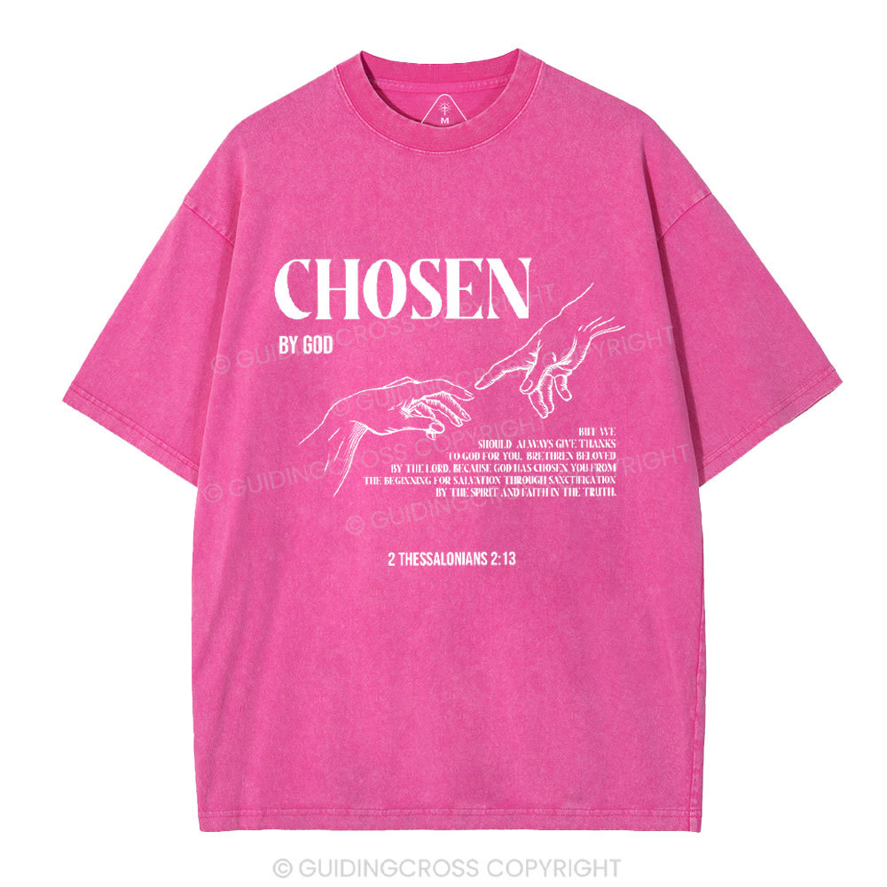 Chosen By God Christian Washed T-Shirt