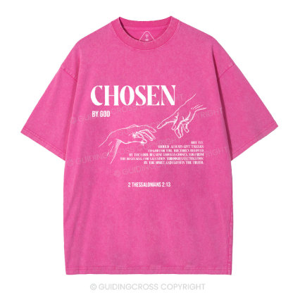 Chosen By God Christian Washed T-Shirt