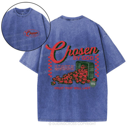 Chosen By God Christian Washed T-Shirt
