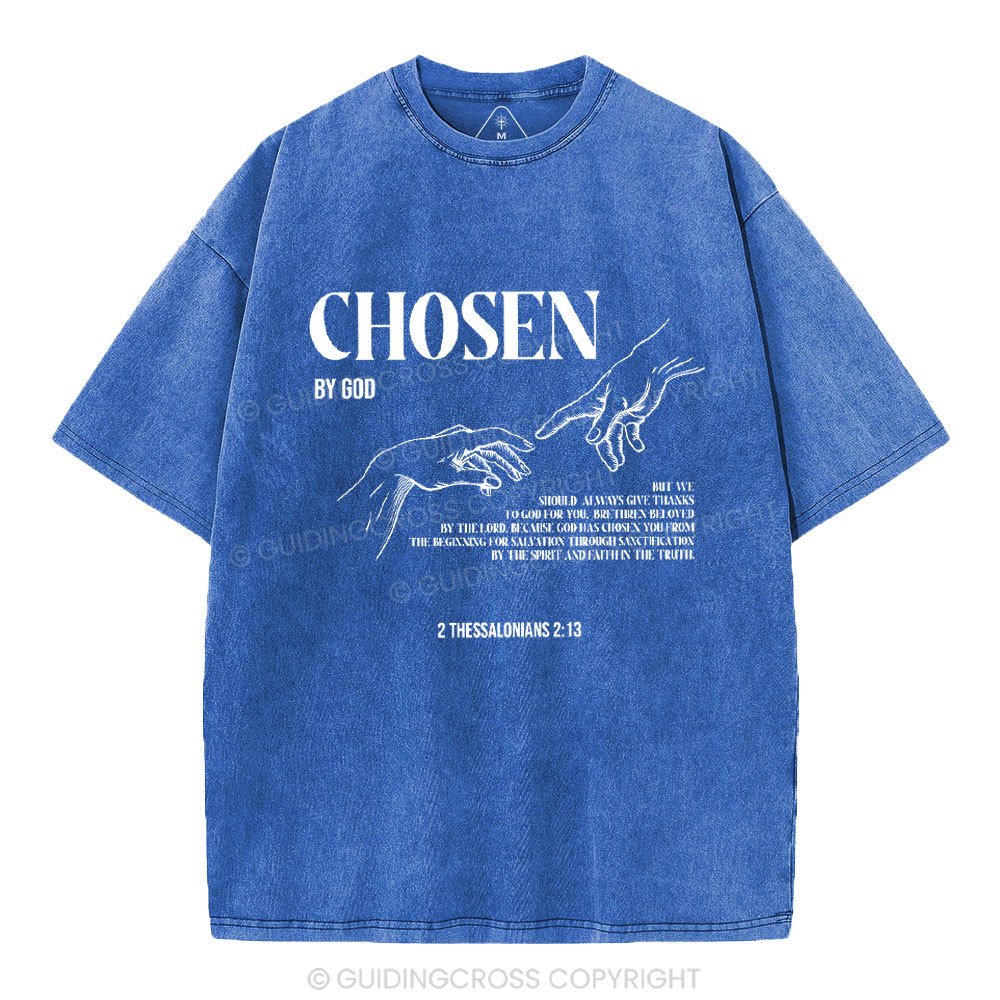 Chosen By God Christian Washed T-Shirt