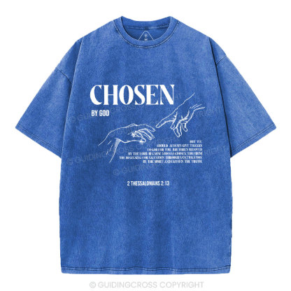Chosen By God Christian Washed T-Shirt