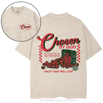 Chosen By God Christian Washed T-Shirt