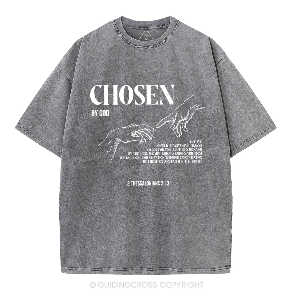 Chosen By God Christian Washed T-Shirt