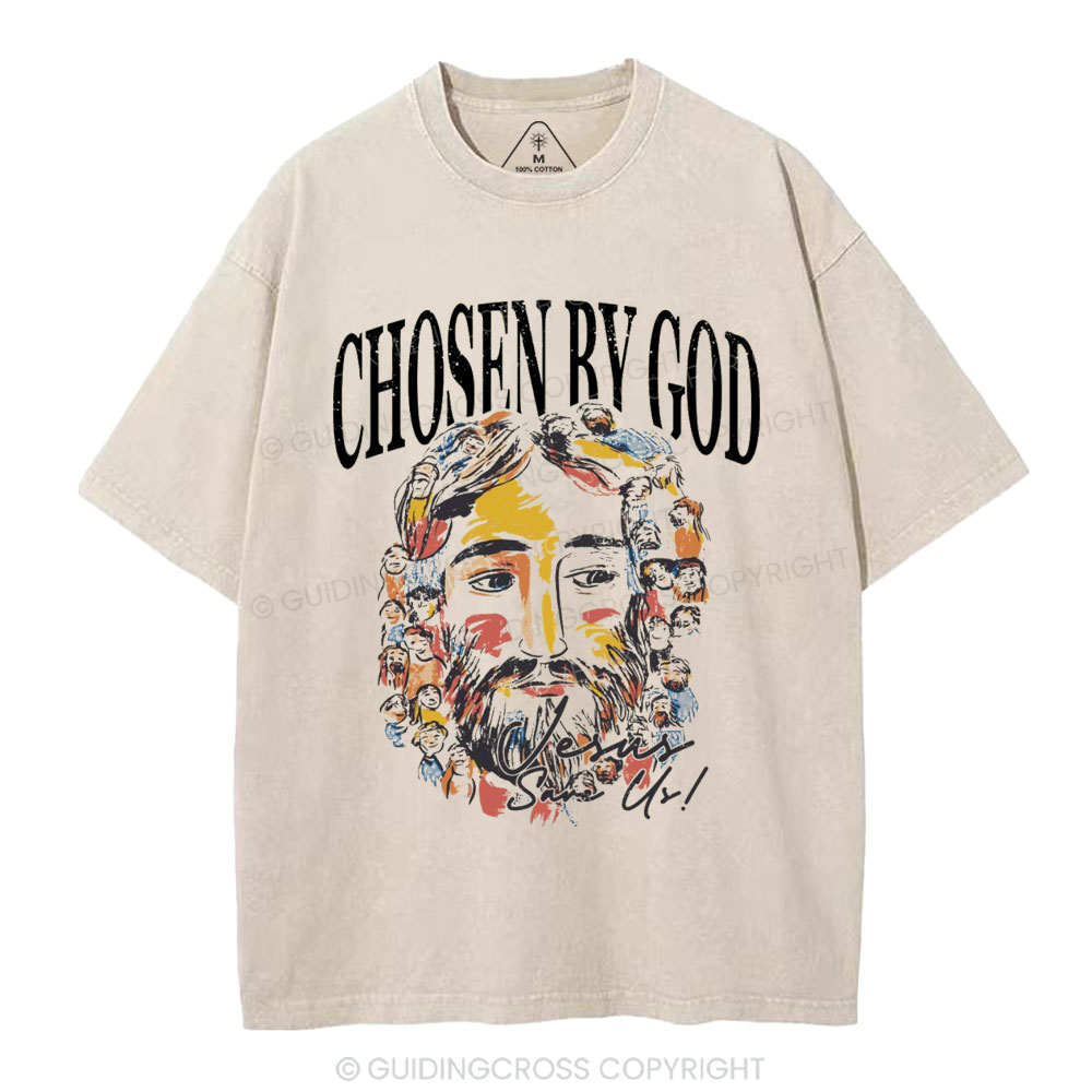 Chosen By God Christian Washed T-Shirt