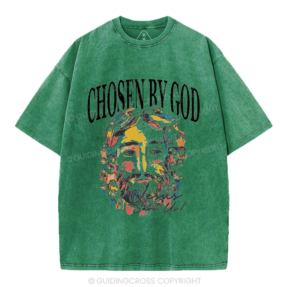 Chosen By God Christian Washed T-Shirt