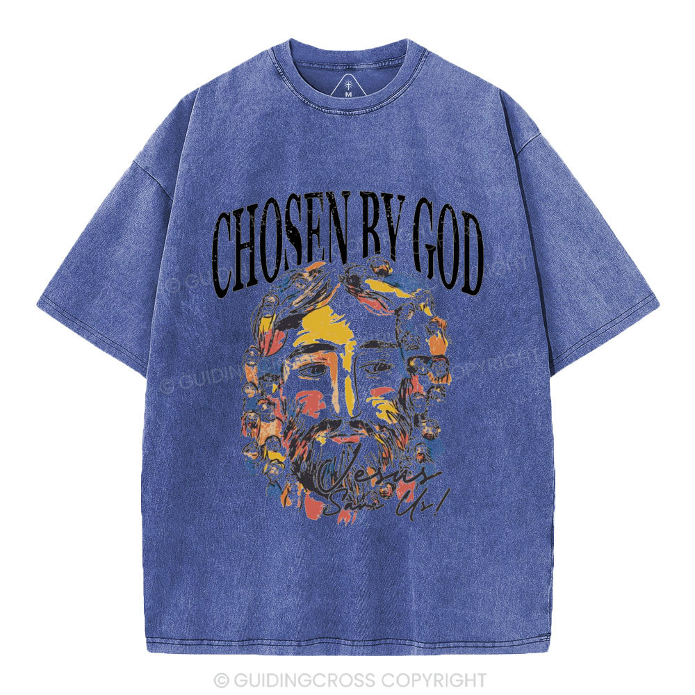 Chosen By God Christian Washed T-Shirt